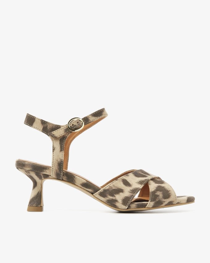 VIA VAI Lily Ruth Sandalen Dames - Leer - Bruin - Maat 36