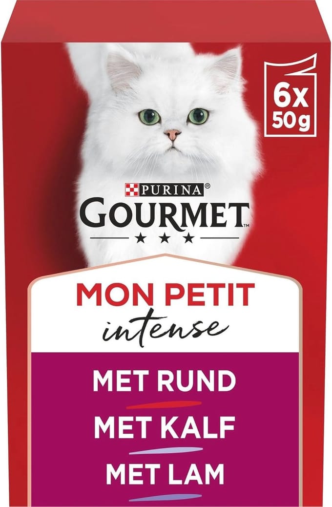 Intense Vlees Selectie Kattenvoer in Saus - 6x50g