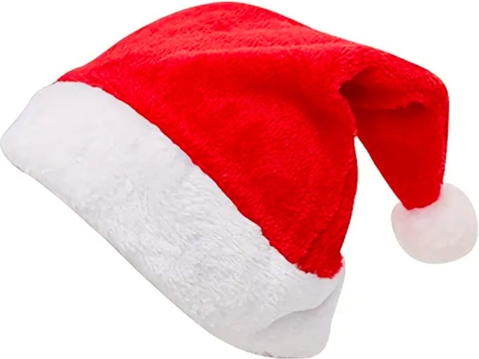 Rode kerstmuts - Volwassenen kerstmuts - Kerstmuts 30 x 40 cm - Mooie kerst muts - kerst