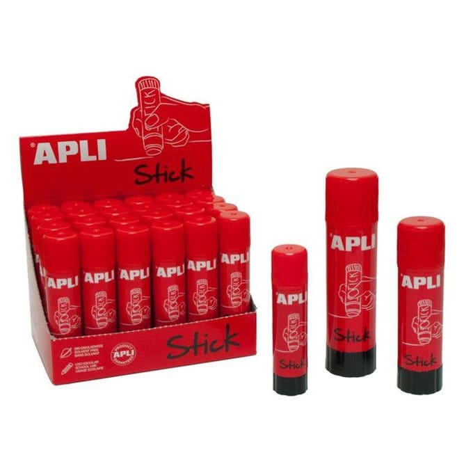 Witte lijmstift - 20 gram - Apli wit