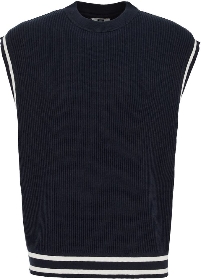 WE Fashion Heren regular fit spencer met structuur