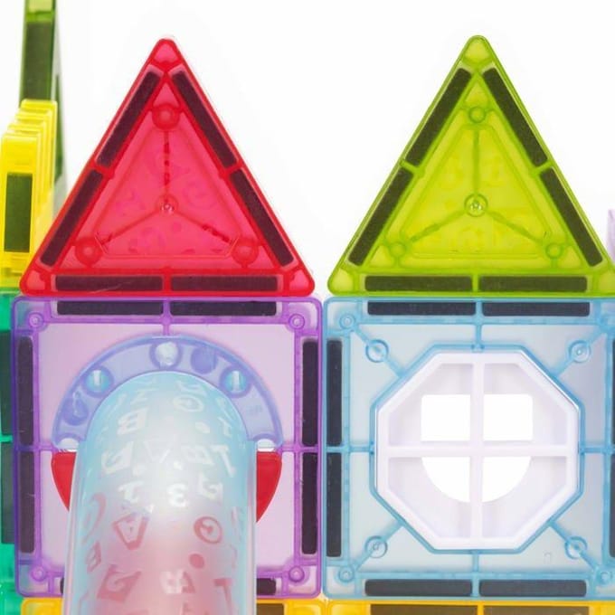 Springos® Magnetisch speelgoed - Knikkerbaan - 66 Stuks - Montessori speelgoed - Speelgoed kinderen