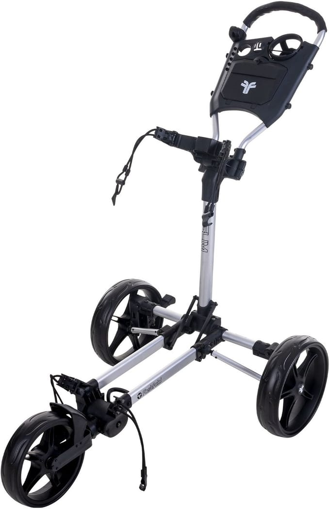 Fastfold Slim Golftrolley - Golfkar - Zilver