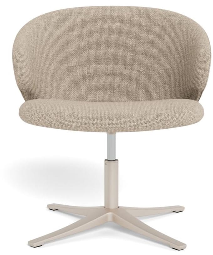 Fauteuil Puck Met Armleuning Basel Beige Grijs - Giga Living