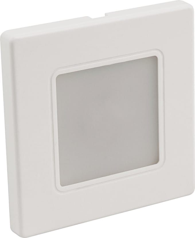 Trapverlichting ''LWE-86W'' 2W - Wandlamp 180lm - Verlichting trap Led warm wit - wit frame