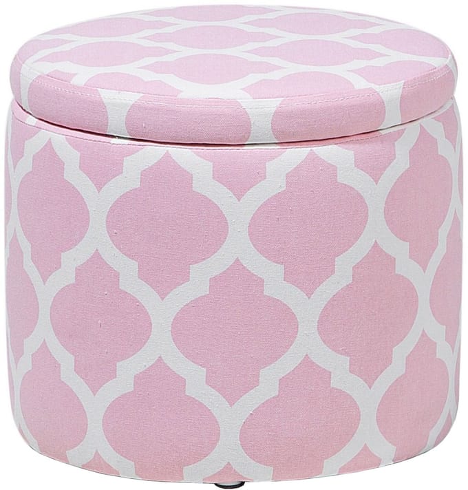 TUNICA - Poef - Roze - 35 cm - Katoen