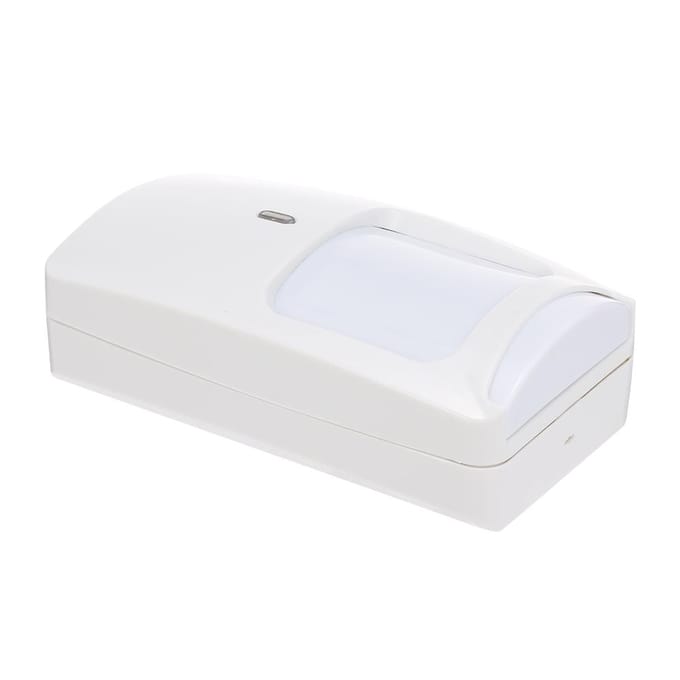 Bekabelde dual-tech infrarood bewegings- en microgolfdetector, aan de muur gemonteerde PIR-bewegingsmelder, huisdierbestendig wit