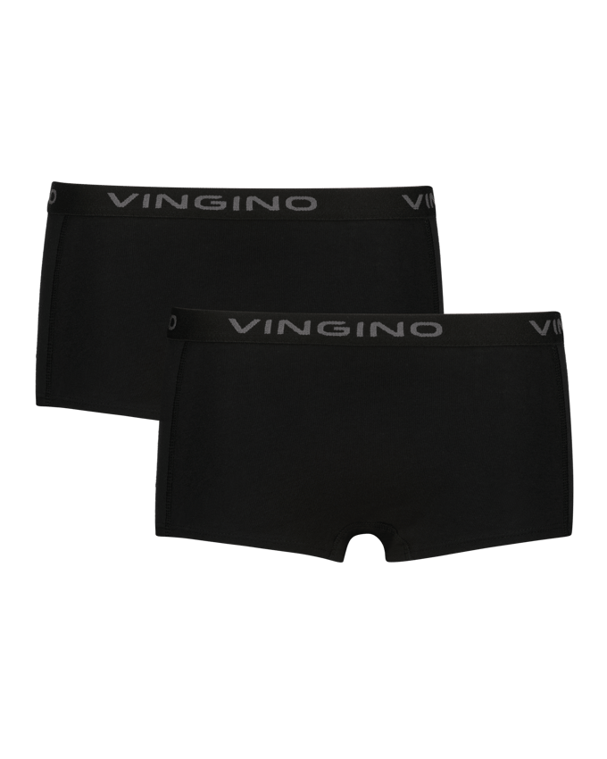 Vingino Boxer (2-pack) Deep Black Größe: XXS | Unterwäsche Outlet | kids | Schwarz