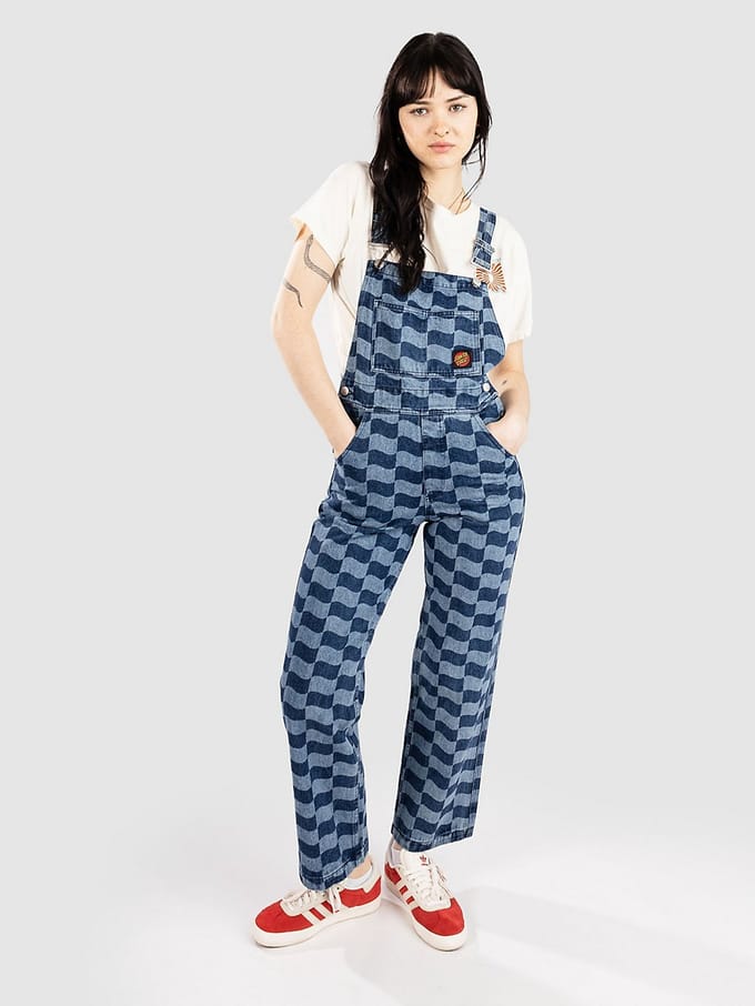 Santa Cruz Classic Label Denim Tuinbroek blauw