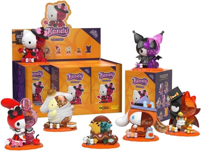 Sanrio Spooky Fun Blind Box Set van 6 Verzamelfiguren