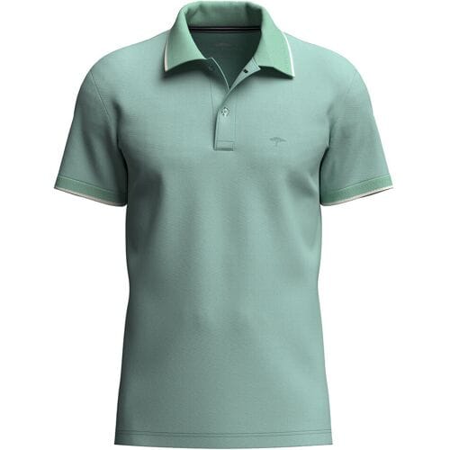 Fynch-Hatton Polo 2-Tone Piqué Fine Details Mint / male