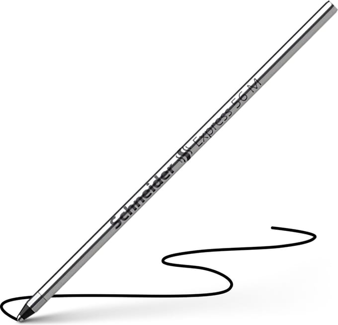 Schneider balpenvulling - Express 56 - penpunt M - zwart - S-7201