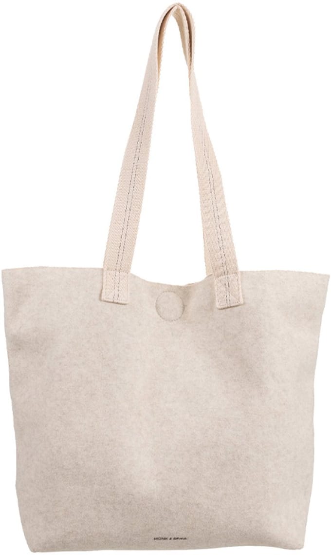 Monk and Anna - Orime Shopper | Wool - 45 x 15 x 33 cm