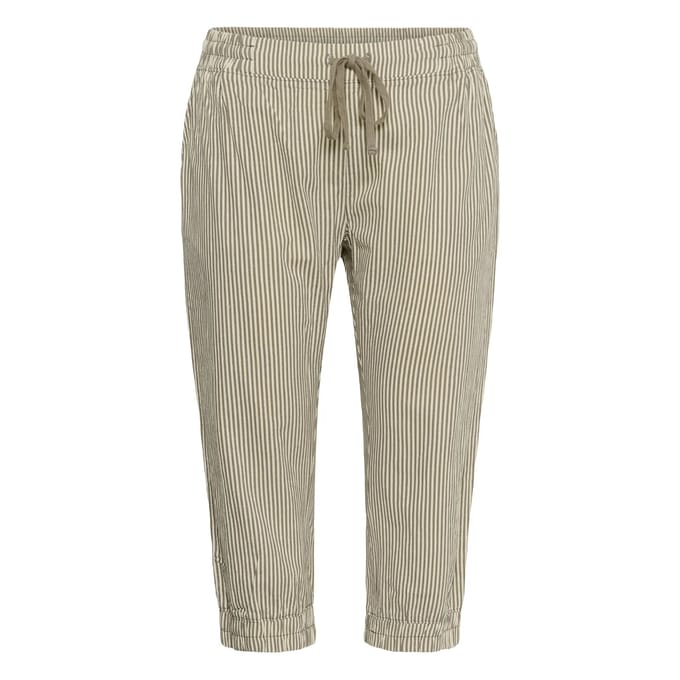 Damesbroek KAFFE Curve Nana Striped Capri
