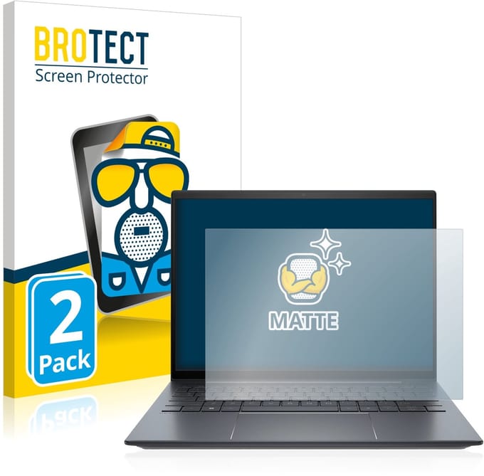 BROTECT - Screenprotector voor HP Elite Dragonfly 13.5" G3 Non-Touch - Folie Beschermfolie matte 2 Stuks