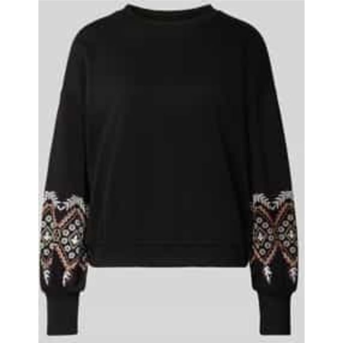 Regular fit sweatshirt van katoenmix, model 'BROOKE'