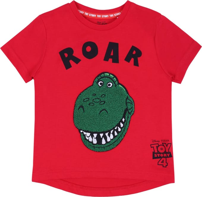 Rood T-shirt met Toy Story dinosaurus DISNEY