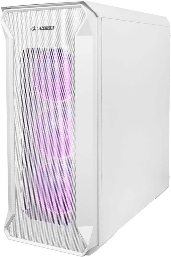 Natec Genesis Irid 505 V2 aRGB - Case - Tower - Wit