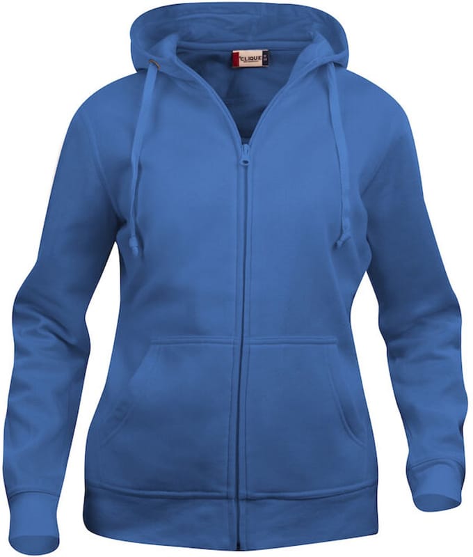 Clique Basic hoody full zip Dames Kobalt maat XL