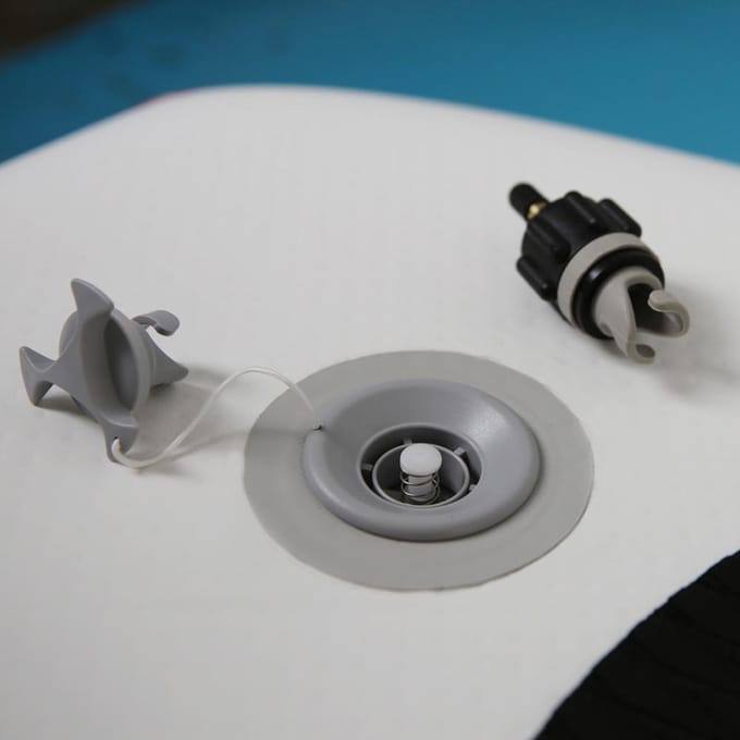 Multifunctionele luchtpompventieladapter Opblaasbare SUP Schraderventieladapteraccessoires Luchtpomp zwart