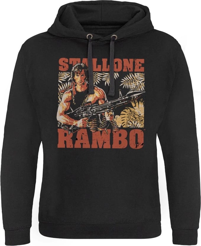 Rambo Hoodie/trui -S- Djungle Zwart
