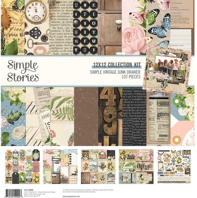 Simple Stories - Simple Vintage Junk Drawer Collection Kit (26000)