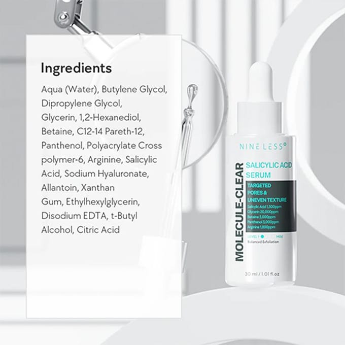 NINELESS - Molecule-Clear Salicylic Acid Serum - Gezichtsserum