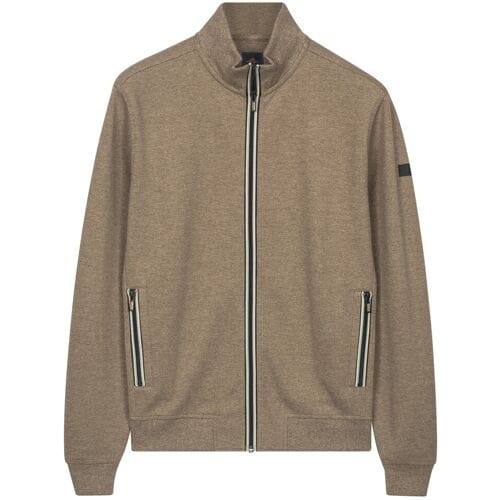 Baileys Vest Subtle Faux-Uni Sweat Doubleface Interlock Taupe / male