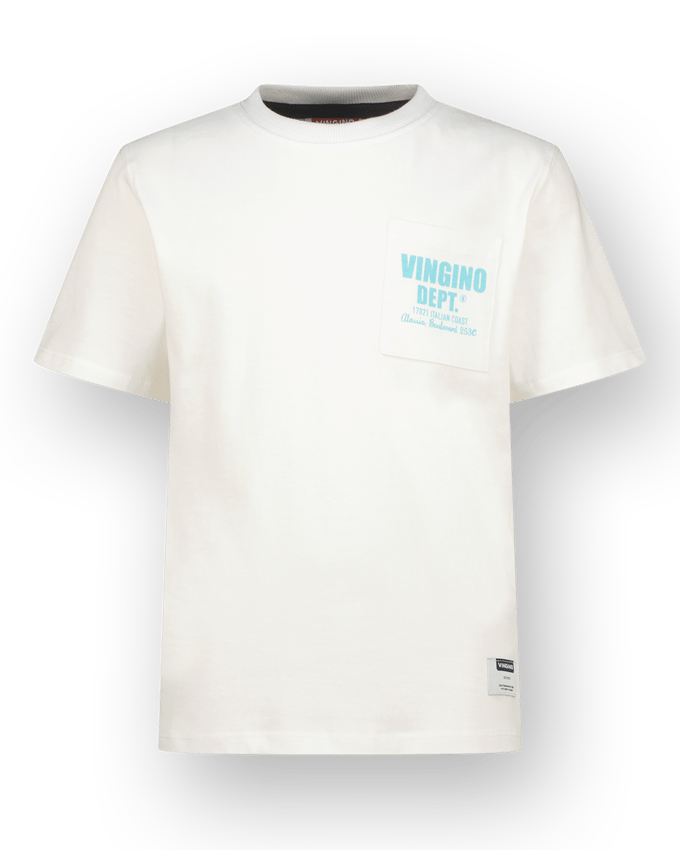 Vingino Hase Real White Maat: 16 | T-Shirts Outlet | Unisex | Wit