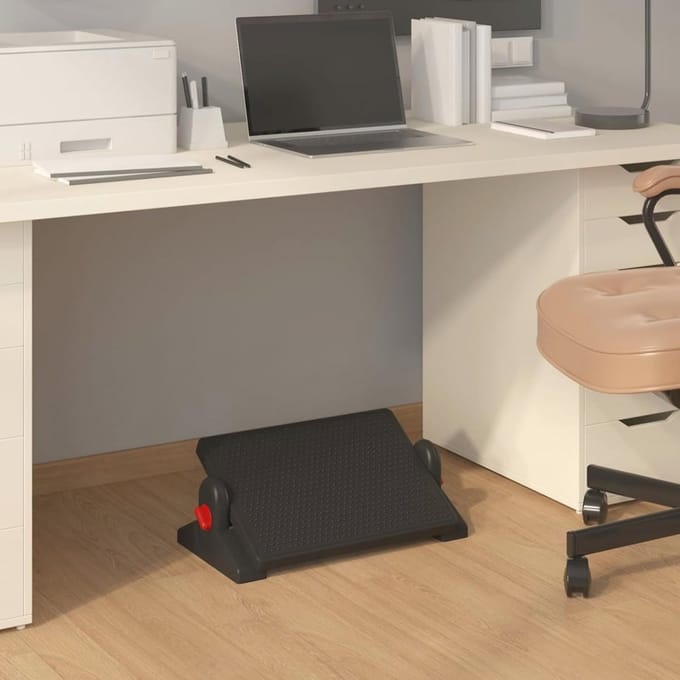 Ergonomische Voetensteun voor Onder Bureau - Verstelbaar en Comfortabel