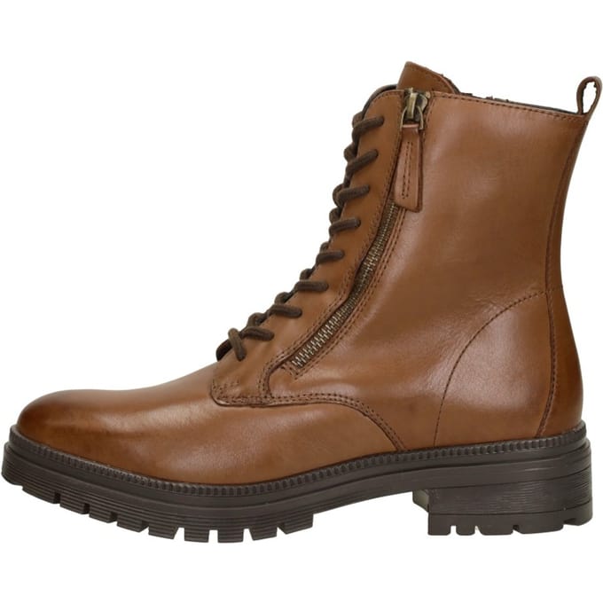 SUB55 Sima Veterschoenen Hoog - Cognac - Maat 41