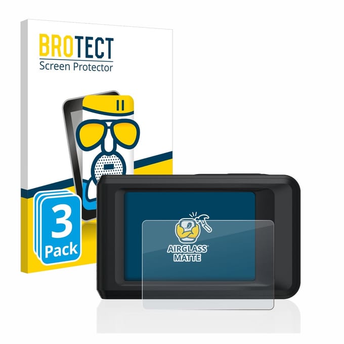 BROTECT - Screenprotector voor Hikmicro Pocket 2 - Folie Beschermfolie Beschermglas matte 3 Stuks
