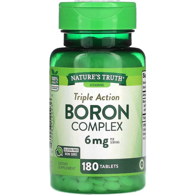 Complexe de Bore, Triple Action, 180 Comprimés (3 mg Par comprimé)