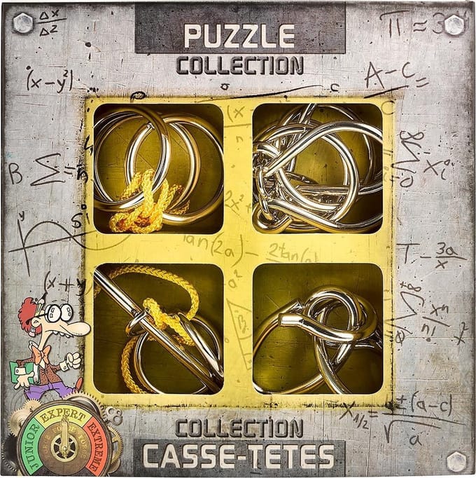 Eureka - Metal Brain Puzzles Expert 4 pcs.