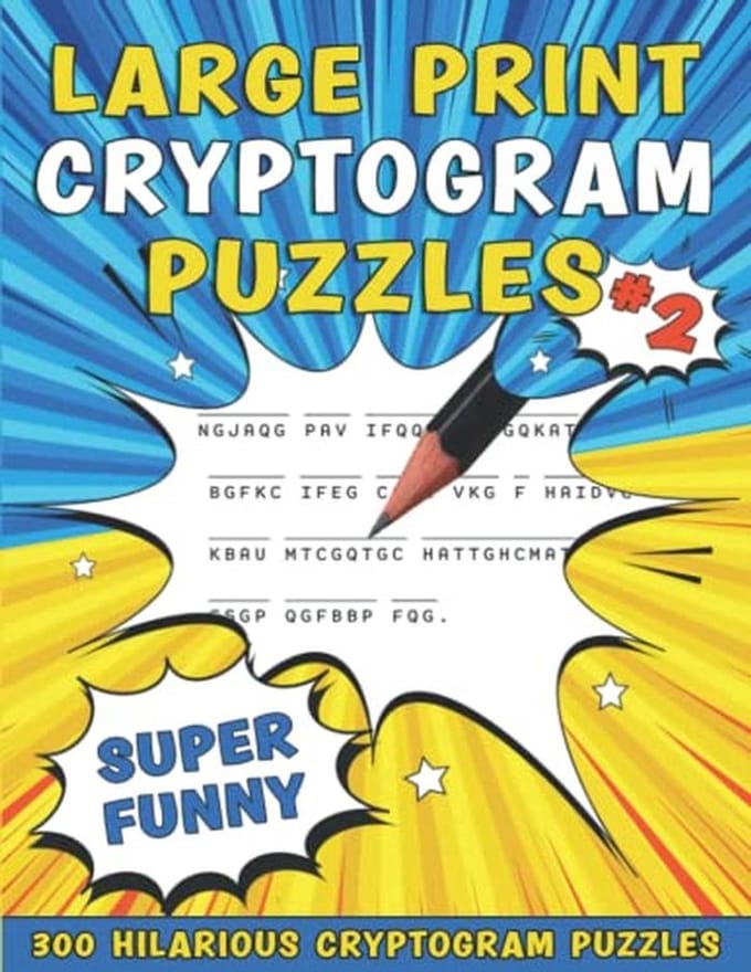Grote Lettergroottes Cryptogrammen Puzzels Deel 2