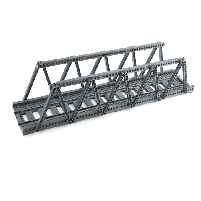Stadstrein Bufferstop Onderdelen MOC Bouwstenen Creatieve Brug Leduo Assemblage Deeltjes Speelgoed voor Treinstation