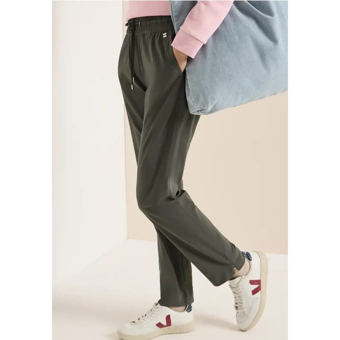Mid Waist Slim Legs broek in casual fit