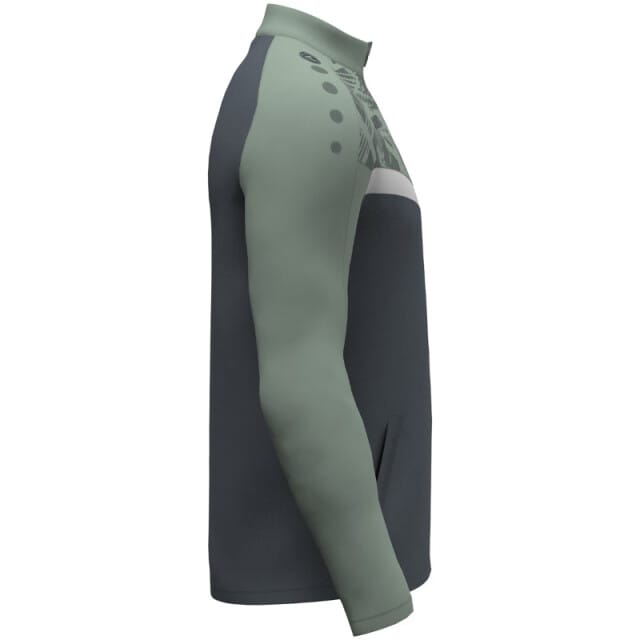 Jako Iconic Polyestervest Heren - Zachtgrijs / Mintgroen / Antra Light | Maat: M