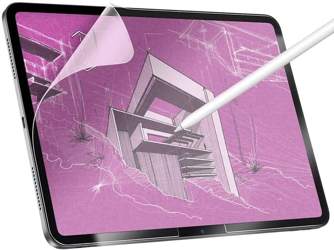 Solidenz Screenprotector - Geschikt voor iPad Pro 13 inch (M5 2025 / M4 2024) - Matte Paper feel voor tekenen screenprotector - Teken Folie Protector - Screen Protector