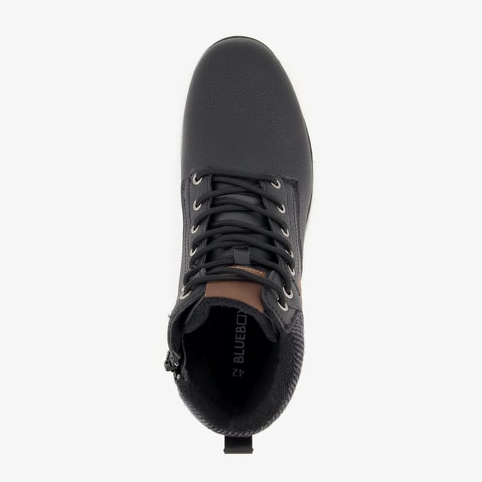 Blue Box gevoerde heren veterboots zwart - Maat 42