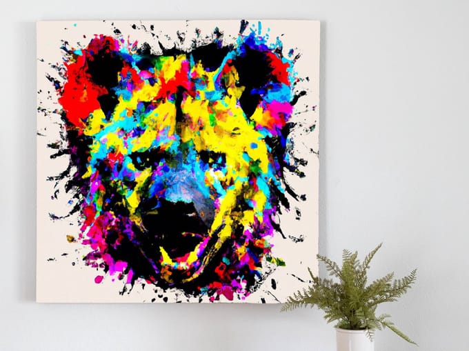 Laugh it up | Laugh it up | Kunst - 80x80 centimeter op Forex | Foto op Forex