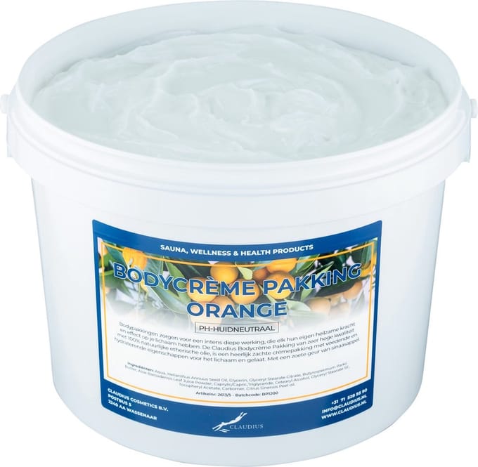 Bodycrème Pakking Orange - 10 liter