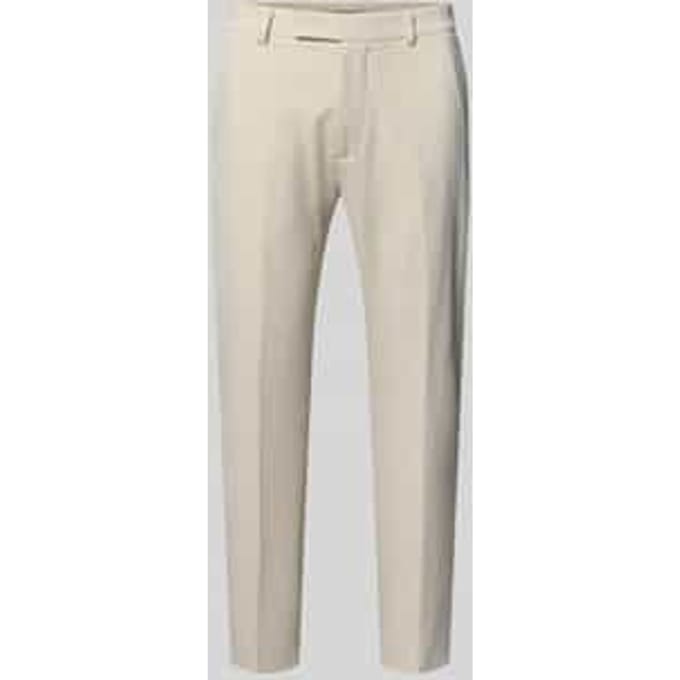 Pantalon met persplooien model 'Beppe'