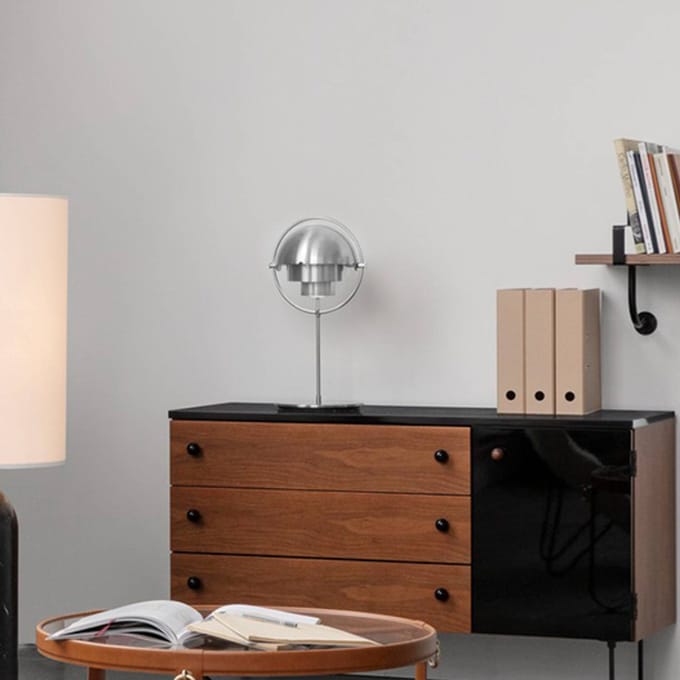 Gubi Multi Lite Tafellamp - chroomkleurig - Chroom