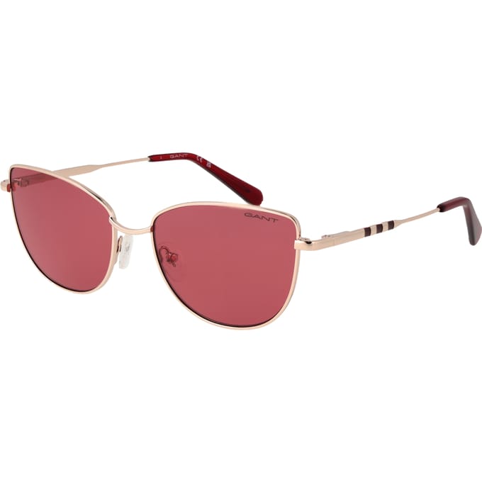 Gant Ga00012 Gepolariseerde Zonnebril Voor Dames Roze Bordeaux Man