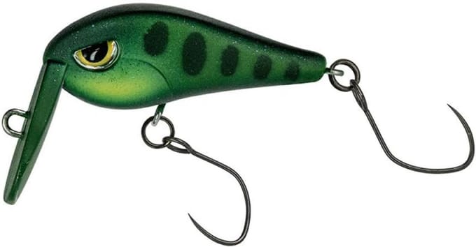 Crankbait Kunstaas Slow Sink Groene Baars - Perfect voor Competitie Vissen