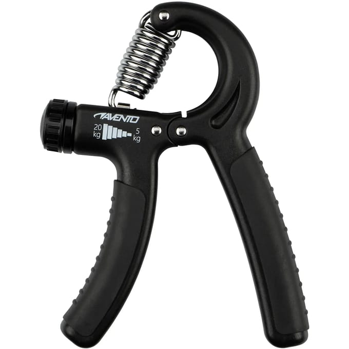 Avento Handknijper Verstelbaar - 5-20 kg - Zwart/Grijs