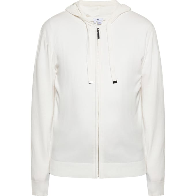 Mo Jas met capuchon Heren wit