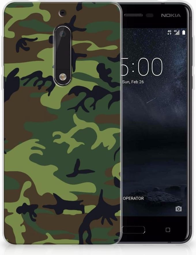 Nokia 5 TPU bumper Army Dark