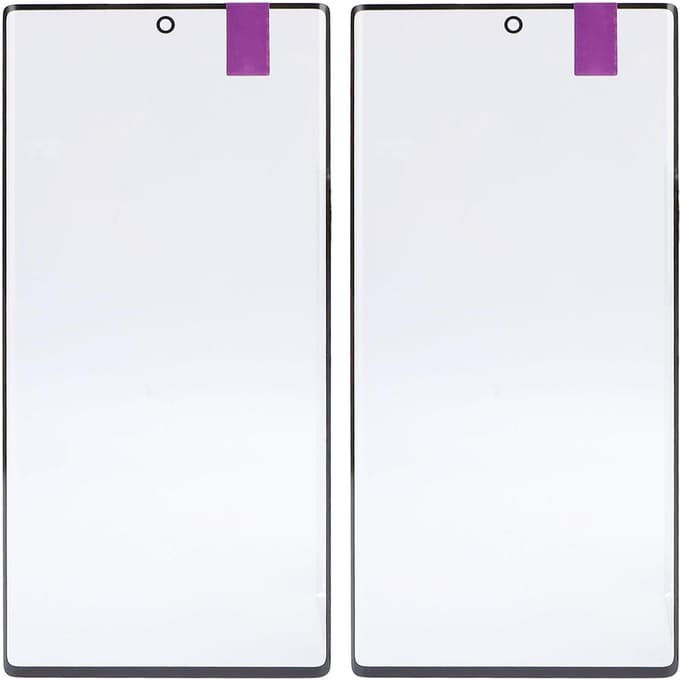 2 Stuks Schermglas Vervanging voor Galaxy Note 10 Plus Voorste Buitenste Lens Glas Scherm met OCA